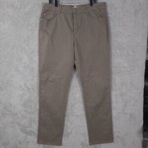 Peter Millar Pants Mens 38x33 Stretch Five Pocket Cotton Sateen Casual Golf